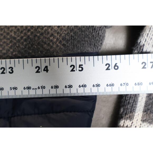 St Johns Bay Jacket Mens 2XL Full Zip Outdoor Pattern Knit Quilted Warm - Picture 5 of 5